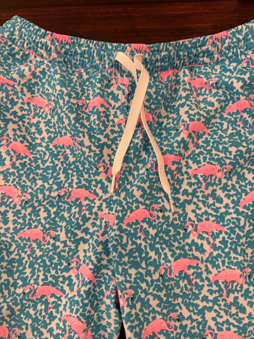 Chubbies Boys Flamingo Swim Trunks – Youth Large - Picture 2 of 4